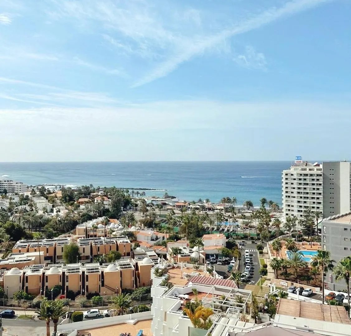 מלון דירות פלאייה דה לאס אמריקס Sunny Oceanview Studio Apartment In Costa Adeje ספרד