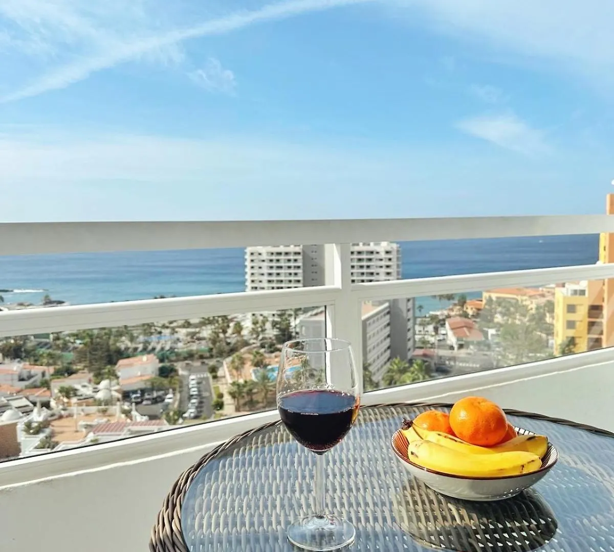 Sunny Oceanview Studio Apartment In Costa Adeje Playa de las Americas  0*, Playa de las Americas (Tenerife) Španělsko