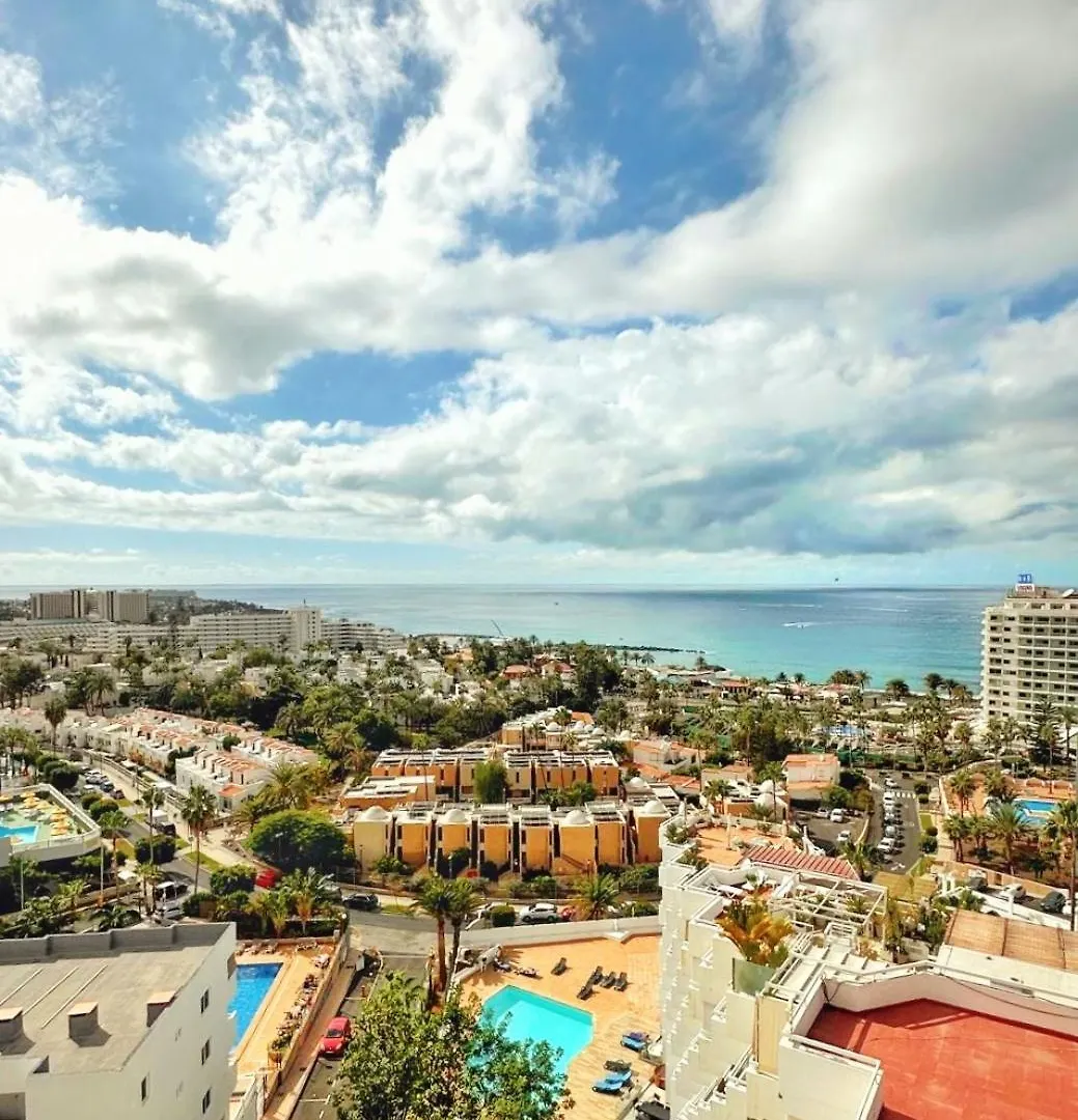 Sunny Oceanview Studio Apartment In Costa Adeje Playa de las Americas